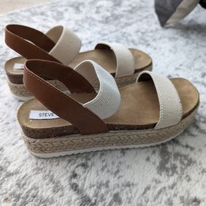 Steve Madden Espadrille Platform Sandals size 7
